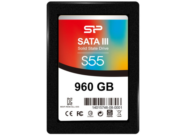 SSD SILICON POWER Slim 960GB2.5''SATA 3crna' ( 'SP960GBSS3S55S25' )