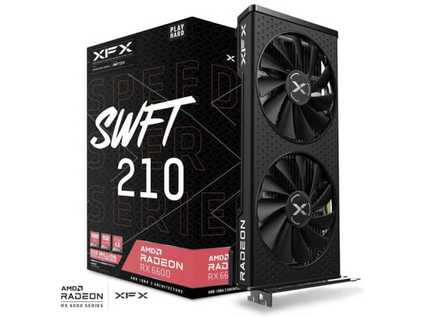 Grafička karta AMD Radeon XFX RX-6600 SWFT210 8GB GDDR6 crna' ( 'XF1RX66XL8LFDQ' ) 