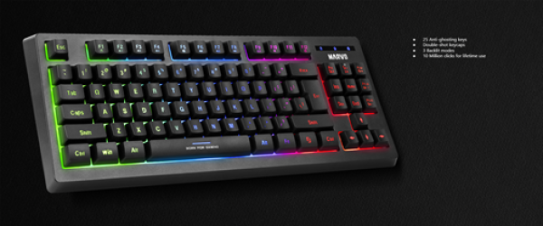 OUT TASTATURA USB MARVO CM310 BLACK GAMING