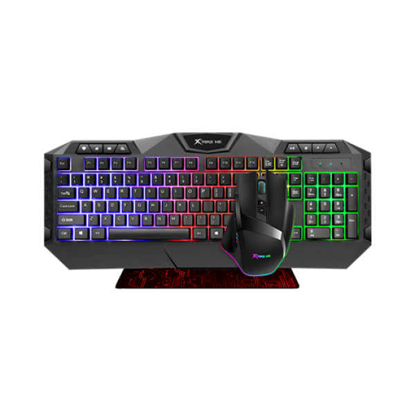 TASTATURA+MIS+PODLOGA USB XTRIKE MK900