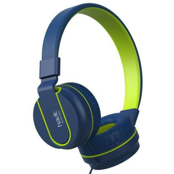 OUT SLUSALICE HAVIT H2165D  DARK PLAVA+ZELENE