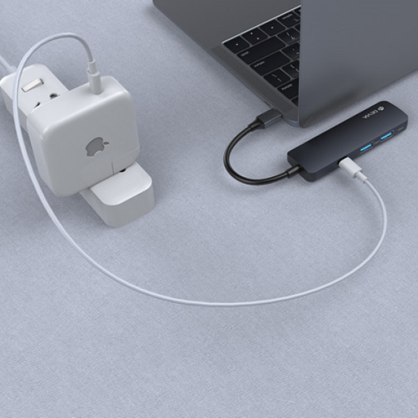 KABL LEOPARD TYPE C TO HDMI USB3.0x2+PD 4 u 1 HUB DEVIA 022351