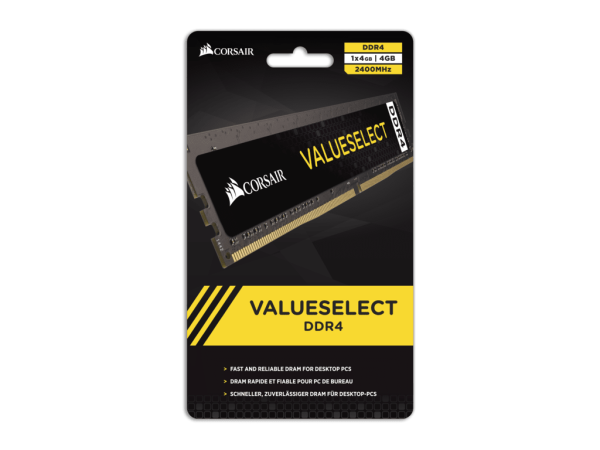 Memorija CORSAIR VALUESELECT  8GB(1x8GB)/DDR4/2666MHz/C18/1.2V/crna