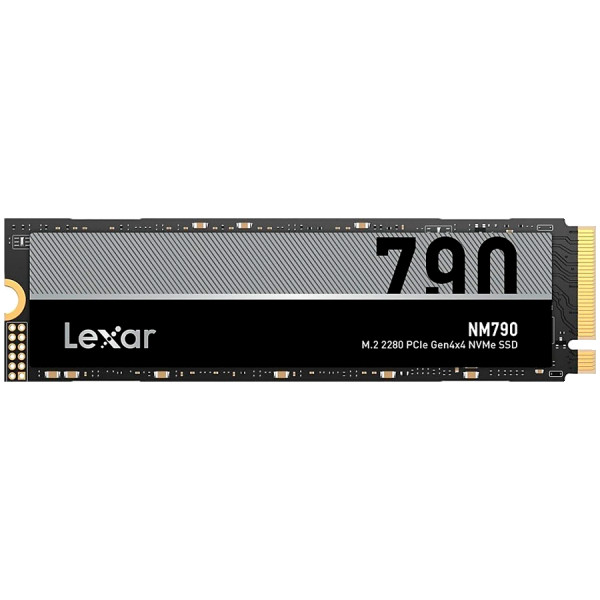 Lexar 2TB High Speed PCIe Gen 4X4 M.2 NVMe, up to 7400 MBs read and 6500 MBs write with Heatsink ( LNM790X002T-RN9NG )