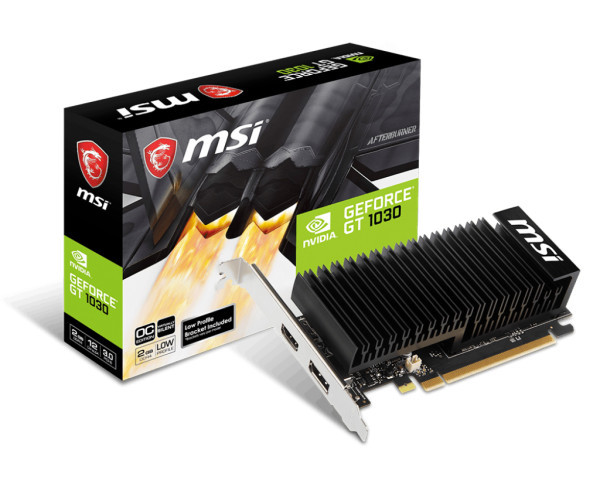 SVGA MSI Geforce GT1030 2GB DDR4 passiv, GT1030 2GHD4 LP