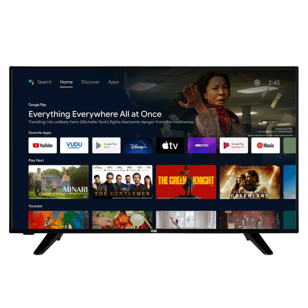 Televizor Vox 43VAF550B Smart, LED, Full HD, 43''(109cm), DVB-T2-C-S2