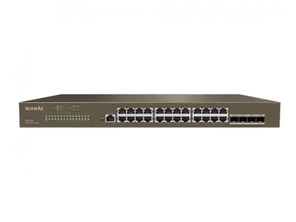 Svič 10/100/1000 24-port Tenda TEG3328F L2 Managed + 4x1000 Base-X SFP Ports