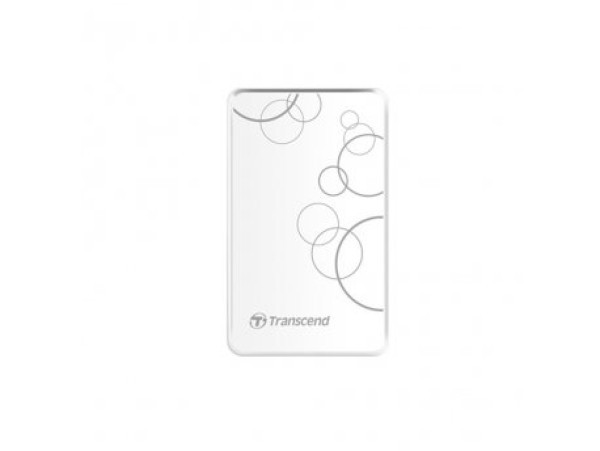 HDD E2.5'' Transcend 2TB USB 3.0 TS2TSJ25A3W Anti-shock White