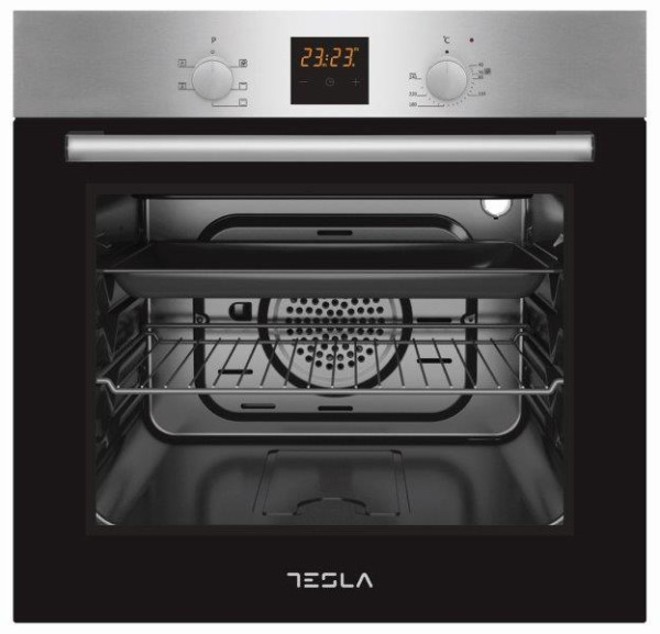 Ugradna rerna TESLA BO700SX ventilatorska/56L/mehanicka/inox