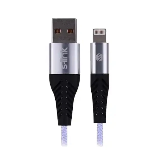 Kabl USB Lightning S-Link SL-STM55L 1m Srebrni