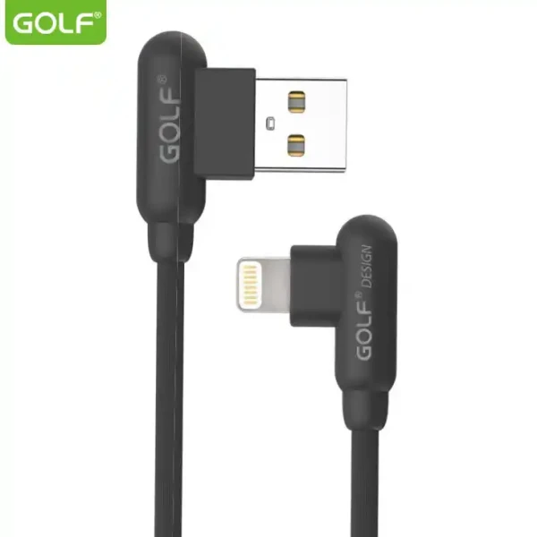 Kabl pod uglom USB - lighting Golf GC-45I 1m