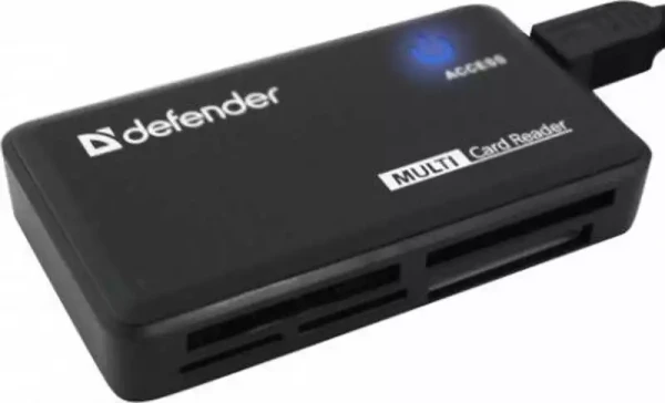 Čitač kartica Defender Optimus USB 2.0, 5 slot., crni