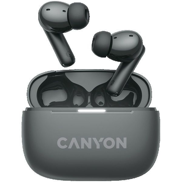 CANYON headset OnGo TWS-10 ANC+ENC Grey ( CNS-TWS10BK ) 