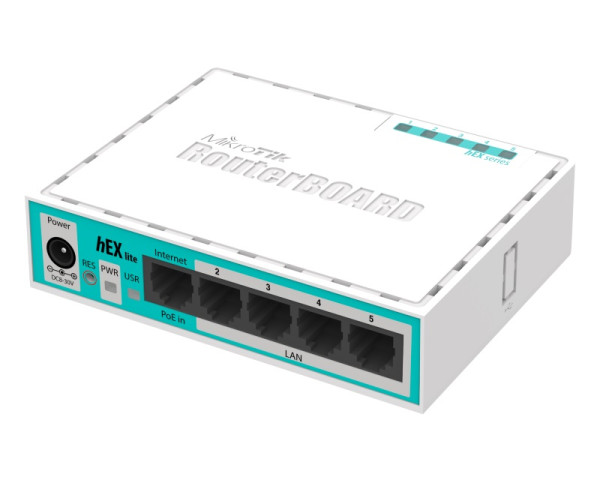MIKROTIK (RB750R2) heX LITE, RouterOS L4, ruter
