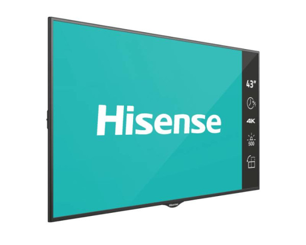 HISENSE 43 inča 43B4E31T 4K UHD 500 nita Digital Signage Display - 187 Operation 