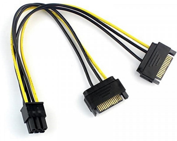 Adapter za napajanje VGA (6-pin) -2 x Sata