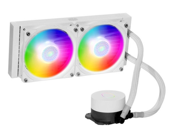 COOLER MASTER MasterLiquid ML240L ARGB V2 White vodeno hlađenje belo (MLW-D24M-A18PW-RW) 