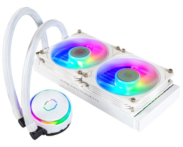 COOLER MASTER MasterLiquid PL240 FLUX White Edition vodeno hlađenje belo (MLY-D24M-A23PZ-RW) 