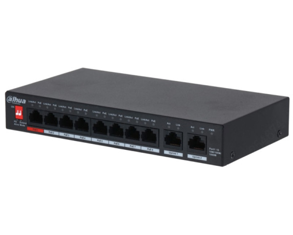 DAHUA PFS3010-8GT-96-V2 8port Ethernet PoE switch 
