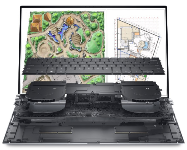 DELL Precision M5770 17 inch 4K Touch 500 nits i7-12800H 32GB 512GB SSD RTX A3000 12GB Backlit Win11Pro 3yr ProSupport laptop 