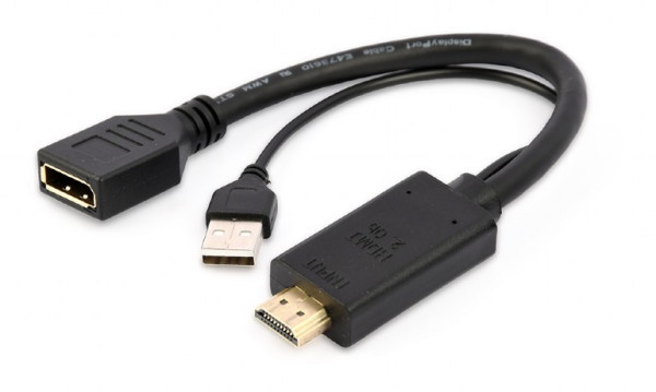 Adapter konverter HDMI M - Displayport F A-HDMIM-DPF-01