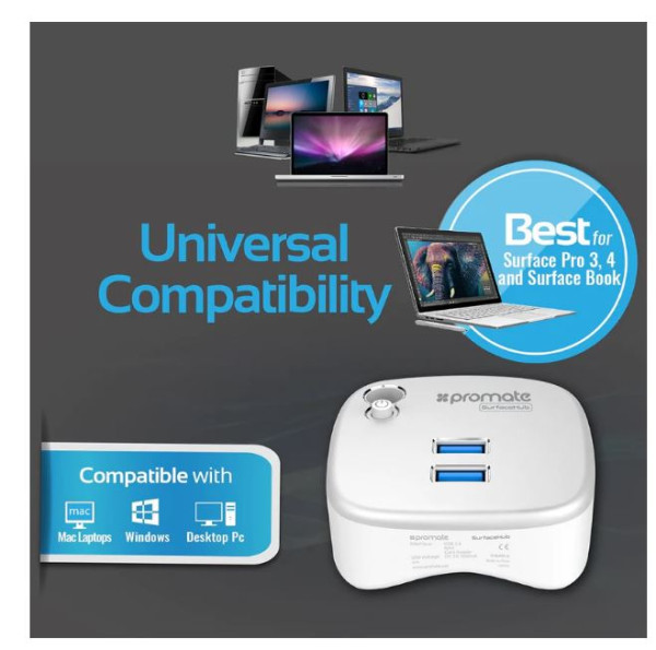 PROMATE SurfaceHub USB 3.0 Hub beli