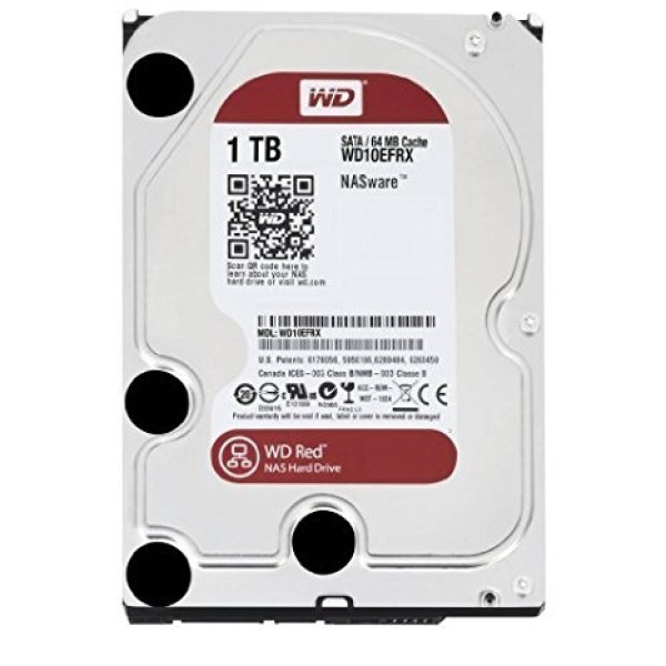 HDD WD 1TB WD10EFRX SATA3 64MB Caviar Red