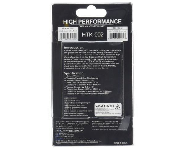 COOLER MASTER Termalna pasta (HTK-002-U1-GP)