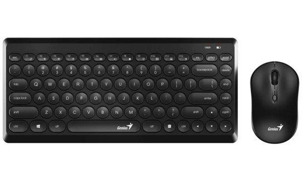 GENIUS LuxMate Q8000 Wireless USB YU crna tastatura + miš 