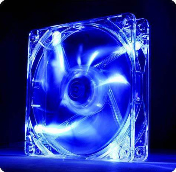 Case Fan Thermaltake Pure 12 Blue LED120mm1000rpmTransparent