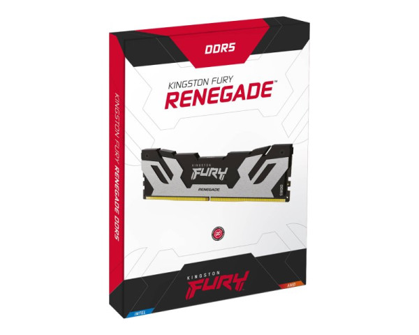 KINGSTON DIMM DDR5 24GB 6400MT/s KF564C32RS-24 FURY Renegade Silver XMP 