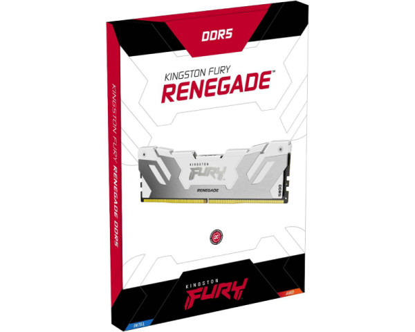 KINGSTON DIMM DDR5 32GB 6400MT/s KF564C32RWA-32 FURY Renegade White RGB XMP 