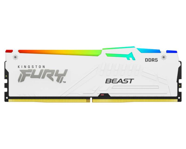 Memorija KINGSTON 64GB(2x32GB)/DIMM/DDR5/5200MHz/CL36/FURY Beast White EXPO