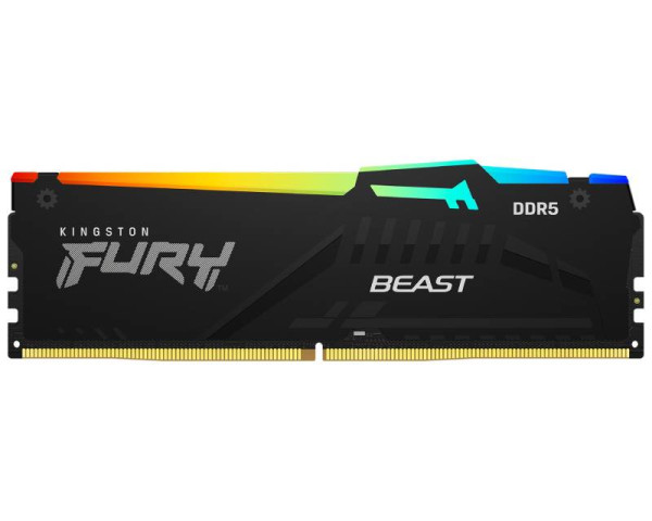 KINGSTON DIMM DDR5 8GB 5200MT/s KF552C36BBEA-8 Fury Beast RGB EXPO 