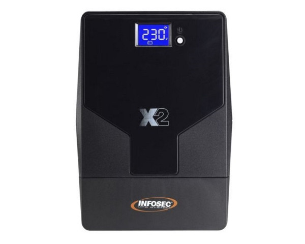 UPS Infosec X2  LCD TOUCH 1250 IEC Line interactive 1250VA/600W