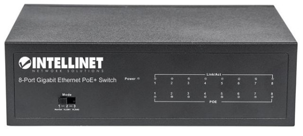 Intellinet Switch 8-Port 60W Gigabit Ethernet PoE