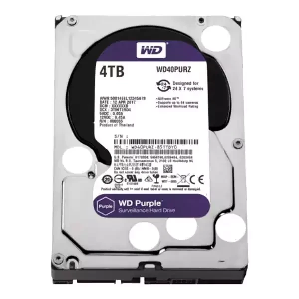 Hard disk 4TB SATA3 Western Digital Caviar 64MB WD40PURZ Purple