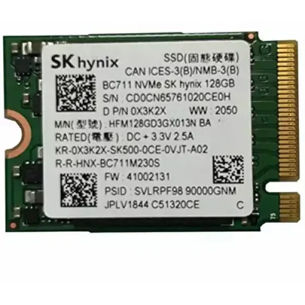 SSD M.2 NVMe 128GB Hynix  BC711/2230 Bulk