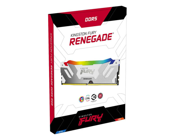 KINGSTON DIMM DDR5 16GB 6000MT/s KF560C32RWA-16 FURY Renegade RGB White XMP 