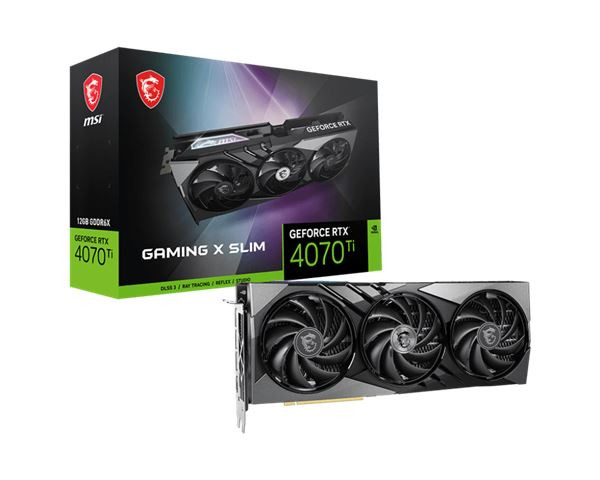 VGA MSI RTX 4070 TI GAMING X SLIM 12G