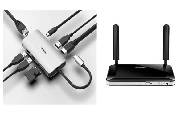 D-link USB-C Hub 8in 1 DUB-M810 + DWR-921E