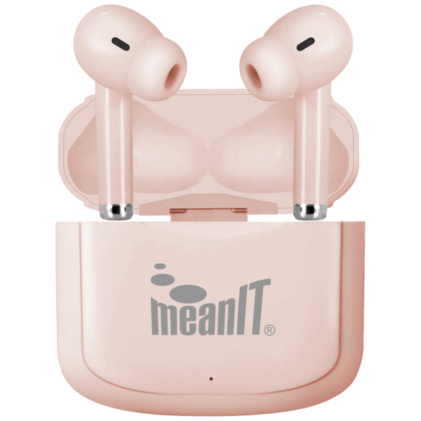 MeanIT Bežične stereo slušalice, Bluetooth v5.1, Pink - TWS B31 Pink