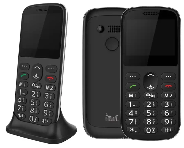 Mobilni telefon Meanit Senior IV crni