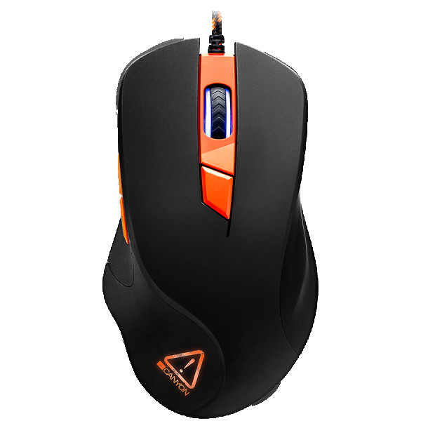 CANYON Eclector GM-3, Wired Gaming Mouse with 6 programmable buttons, Pixart optical sensor, 4 levels of DPI and up to 3200, 5 million time