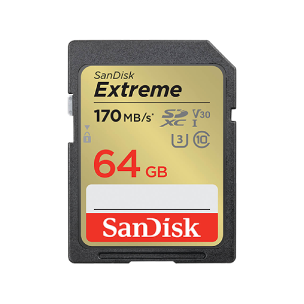 SDXC SanDisk 64GB Extreme, SDSDXV2-064G-GNCIN