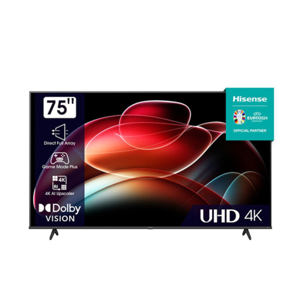 Televizor Hisense H75A6K Smart LED, 4K UHD, 75''(190cm), DVB T/C/T2/S2