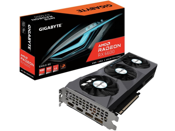Grafička karta Gigabyte Radeon RX 6600 EAGLE 8GB GDDR6 GV-R66EAGLE-8GD 128bit 2xDP/2xHDMI