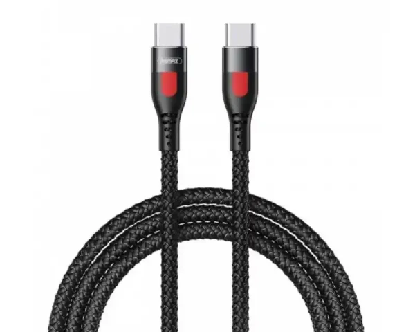 Kabl USB Lesu PRO Tip C-Tip C RC195 65W crni 1m  Remax