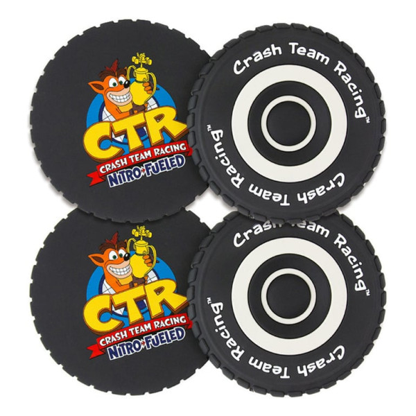 Crash Team Racing Tyre Coasters