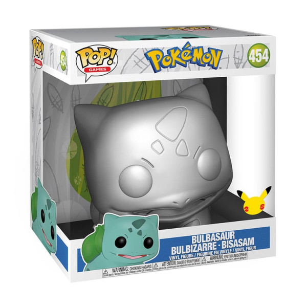 Pokemon POP! Viny - Bulbasaur Silver Metalic 10''